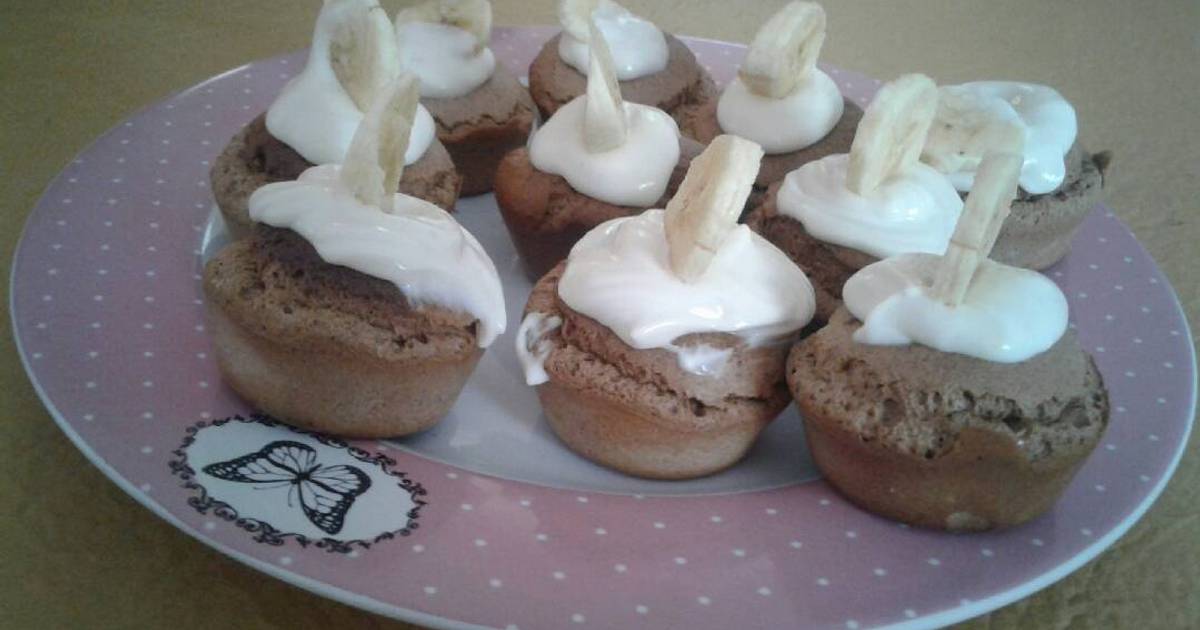 Muffins de chocolate sin harina ni azúcar Receta de Noti Noti Cookpad