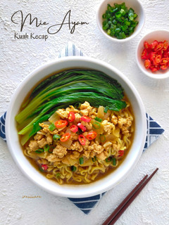 Foto resep Mie Ayam Kuah Kecap