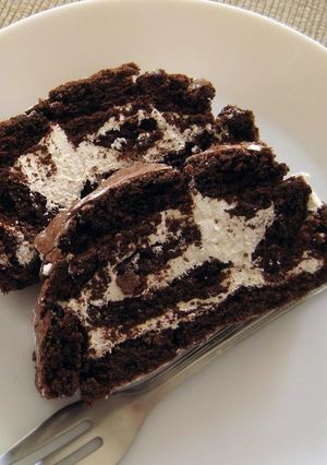 Csokoládé rolád recept fotója
