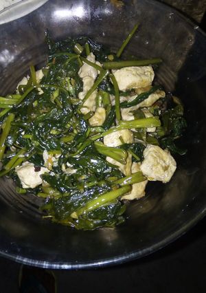 Foto resep Oseng tahu tempe dan kangkung