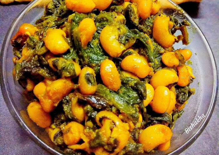 How to Make Quick Spanich Lobiya sabzi