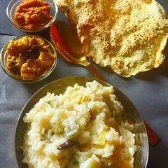 A picture of Lauki Jabar (comforting lunch).