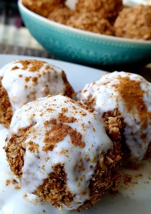 Fitt zabpelyhes túrógombóc recept fotója