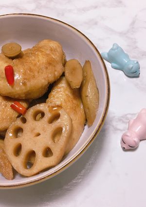 Hình của món Cánh gà hầm rau củ kiểu Nhật.