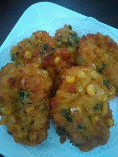 Foto resep Dadar / perkedel jagung