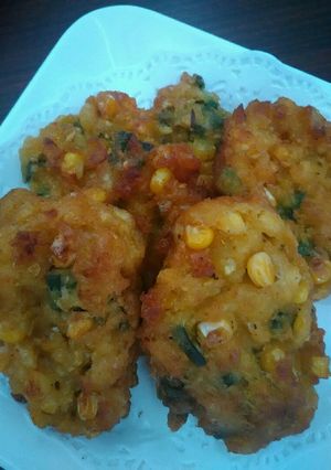 Foto resep Dadar / perkedel jagung