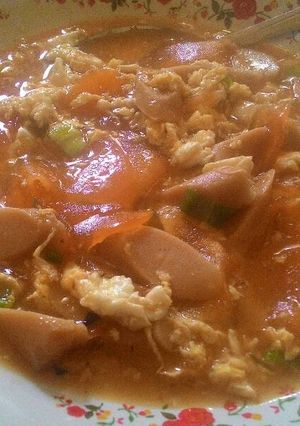 Foto resep Seblak basah sosis