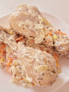 Una foto de Fricasse de pollo
