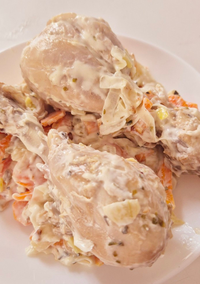 Una foto de Fricasse de pollo