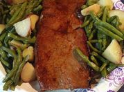 A picture of beef round steak
