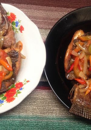 Foto resep Ikan mujair kuah saus tiram