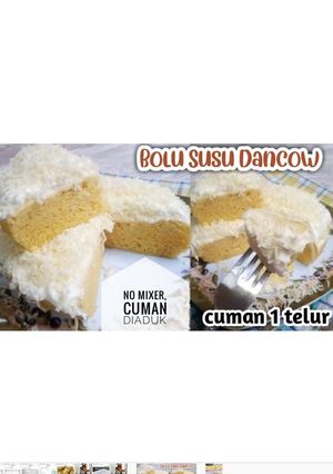 Foto resep Bolu Susu Dancow 1 Telur