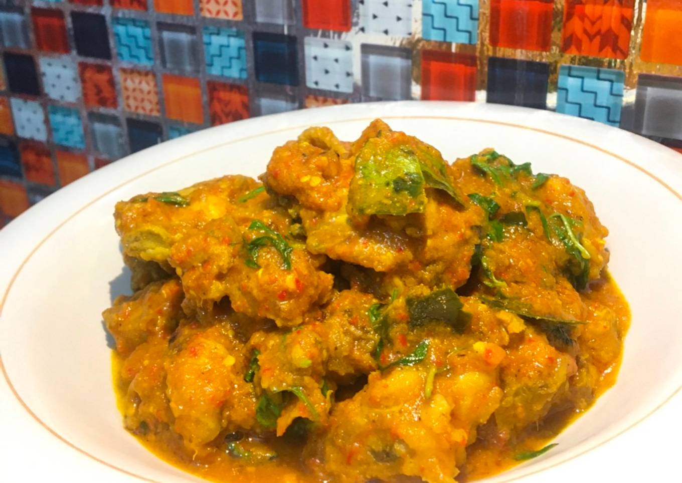 Ayam rica-rica kemangi