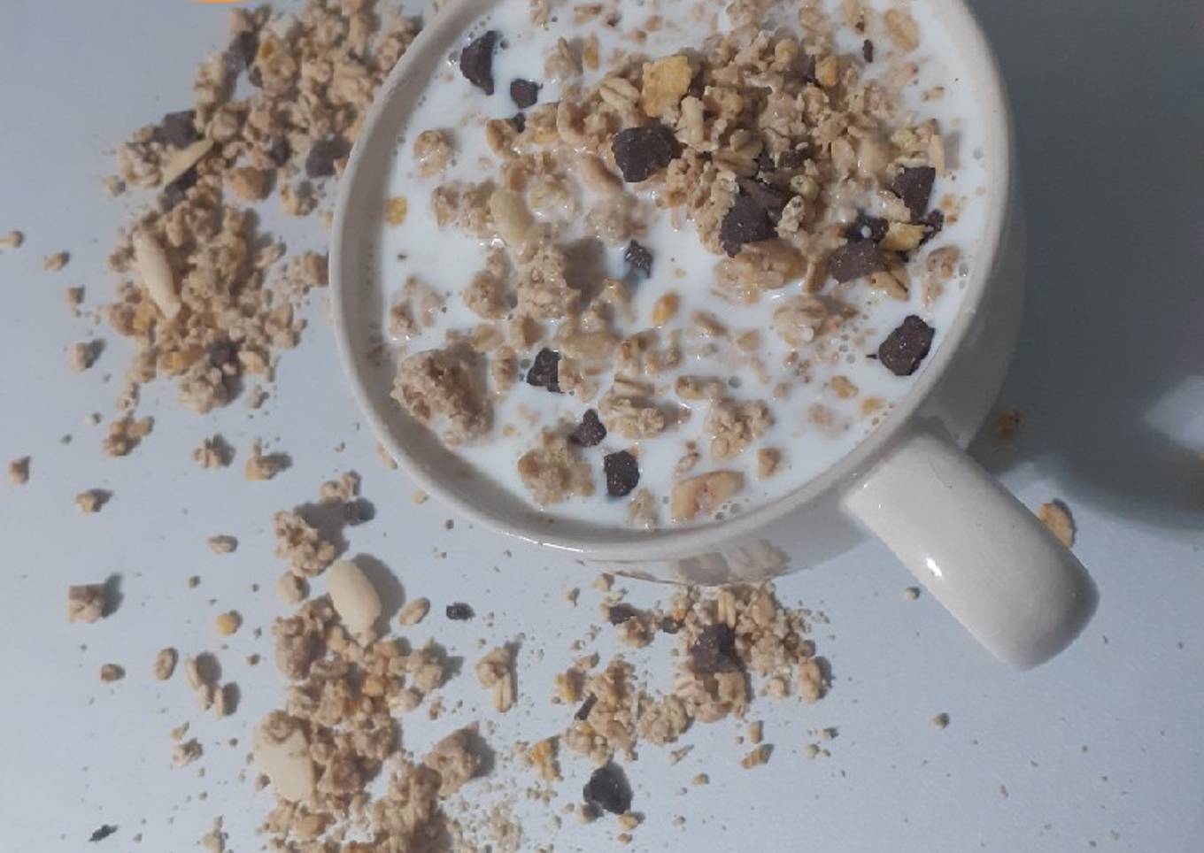 Healthy Breakfast Cereal with nuts