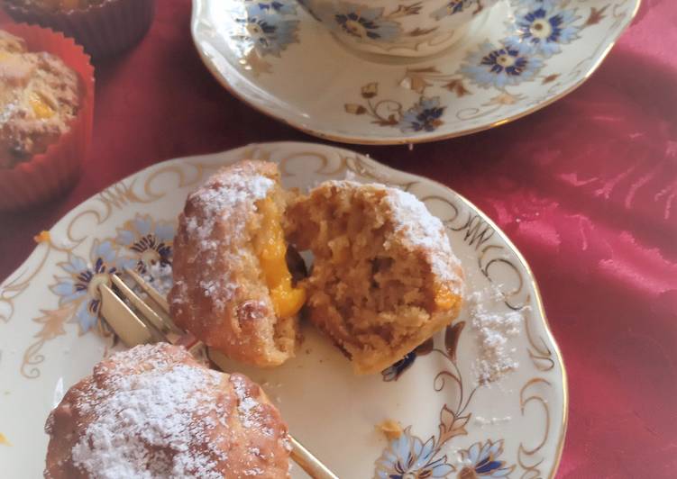 Golden Peach muffins