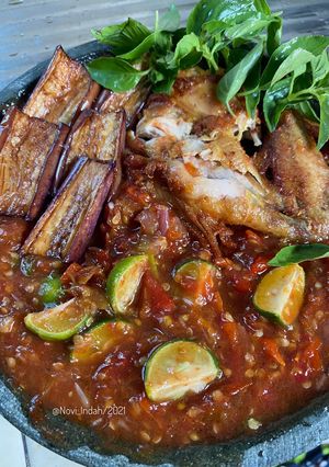 Foto resep Ayam penyet sambel jeruk
