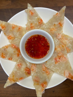 超簡單版月亮蝦餅 的食譜成品照片