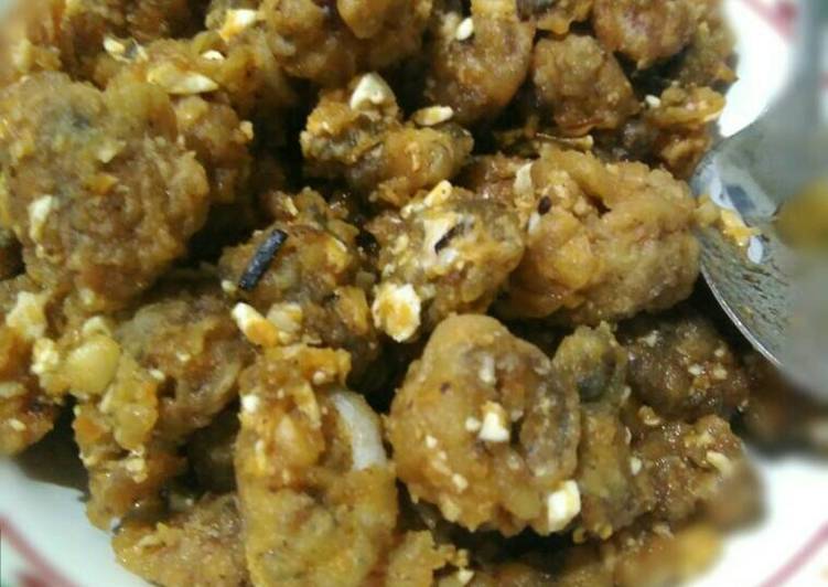 Cumi telur asin / salted egg octopus