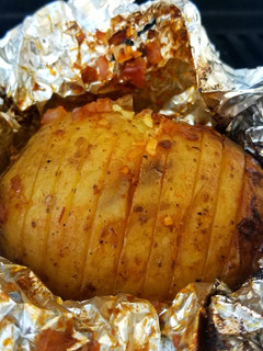A picture of Front street heat baked potato.