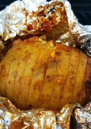 A picture of Front street heat baked potato.