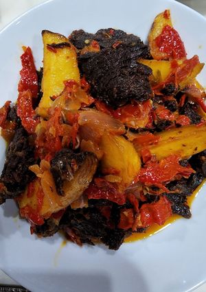 Foto resep Dendeng balado ala dapoer madam
