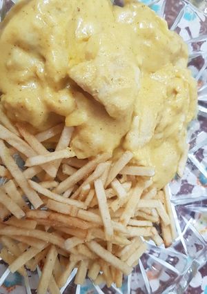 عکسی از دستور مرغ پنیری (اختراع 😉)