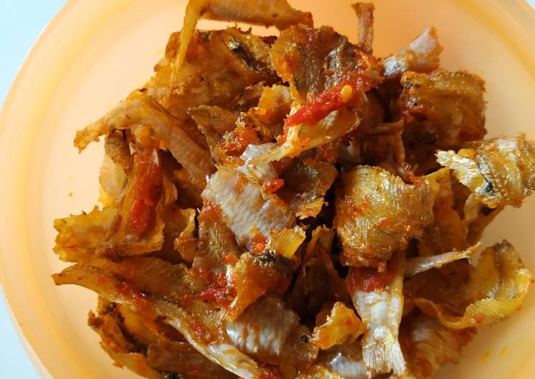 Bumbu memasak Balado ikan asin keto Lezat