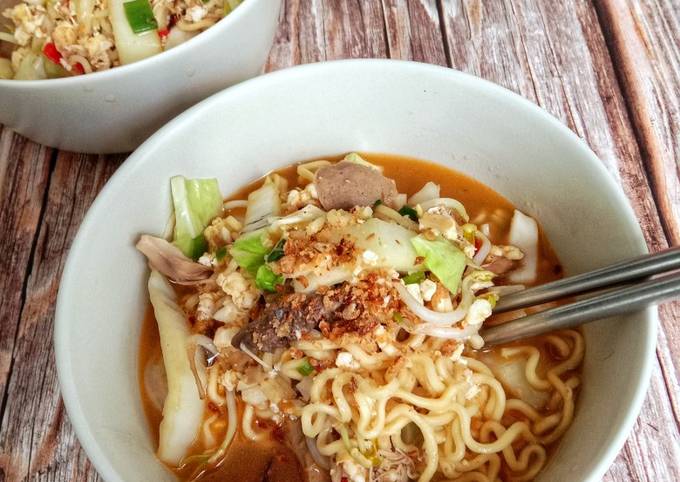 Mie dog-dog ala burjo Jogja