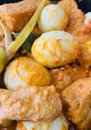 Foto resep Tahu Telur Bumbu Bali Leket