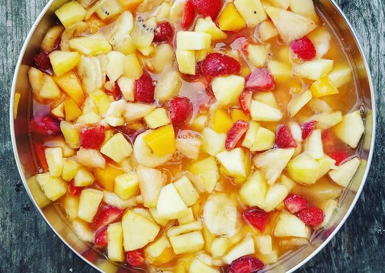 Recette de Fait maison ♡Salade de fruits♡