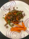 Ground Pork and Green Beans