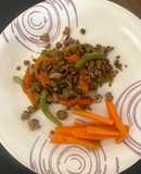 Carne molida y ejotes