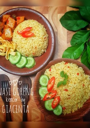 Foto resep Nasi Goreng Kencur dan sambal goang #pr _bukannasibiasa