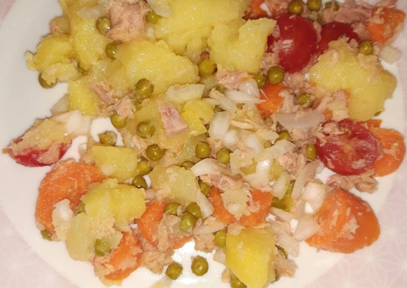 Ensalada de patata simple