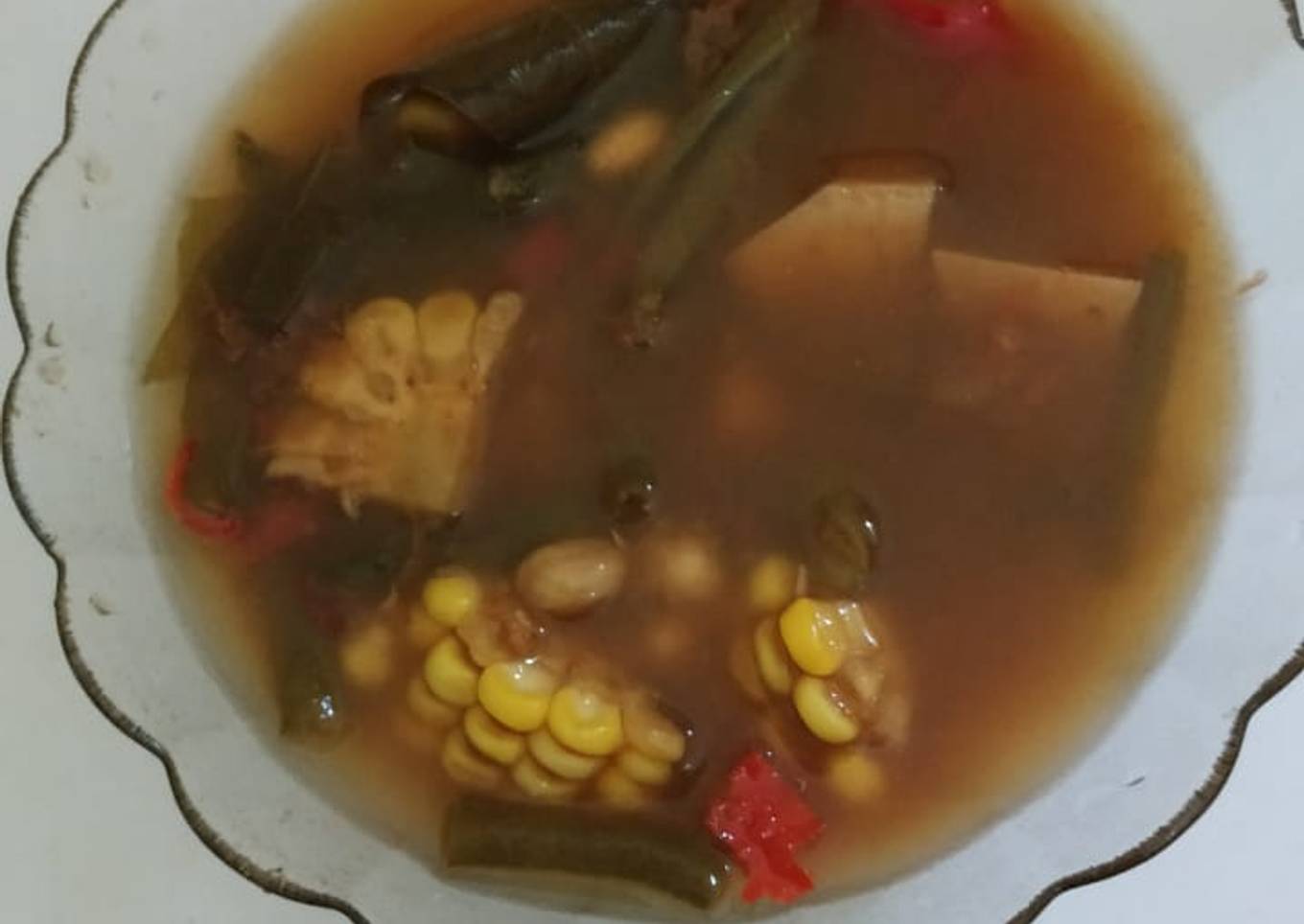 Mamake dengan sayuran asam