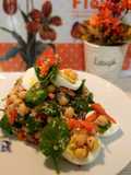 Quinoa, Chickpea, and Egg Salad by Elena