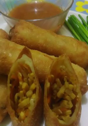 Foto resep Lumpia Isi Ayam Rebung