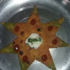 A picture of Tricolour star prantha.