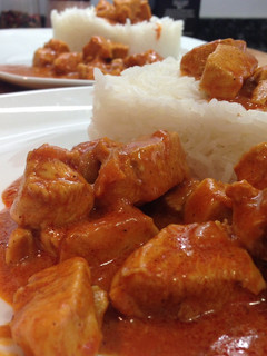 Una foto de Pollo al curry Tandoori