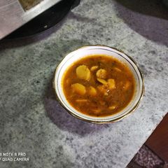 A picture of Arbi Masala Curry.