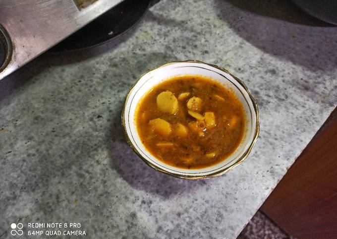 Simple Way to Prepare Favorite Arbi Masala Curry