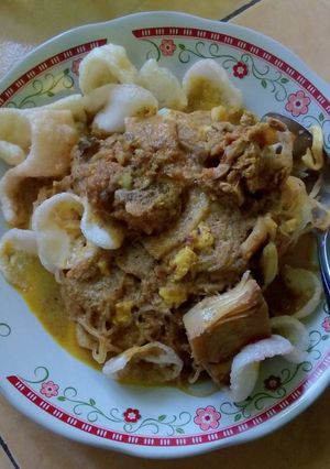 Foto resep Lontong gulai nangka
