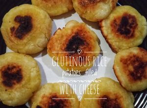 Foto resep 72. Glutinous Rice Flour Potatoes Filled with Cheese