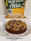 Soft and Super Moist Multi Millet Atta Jaggery Cake