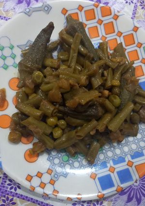 عکسی از دستور خوراک لوبیا سبز