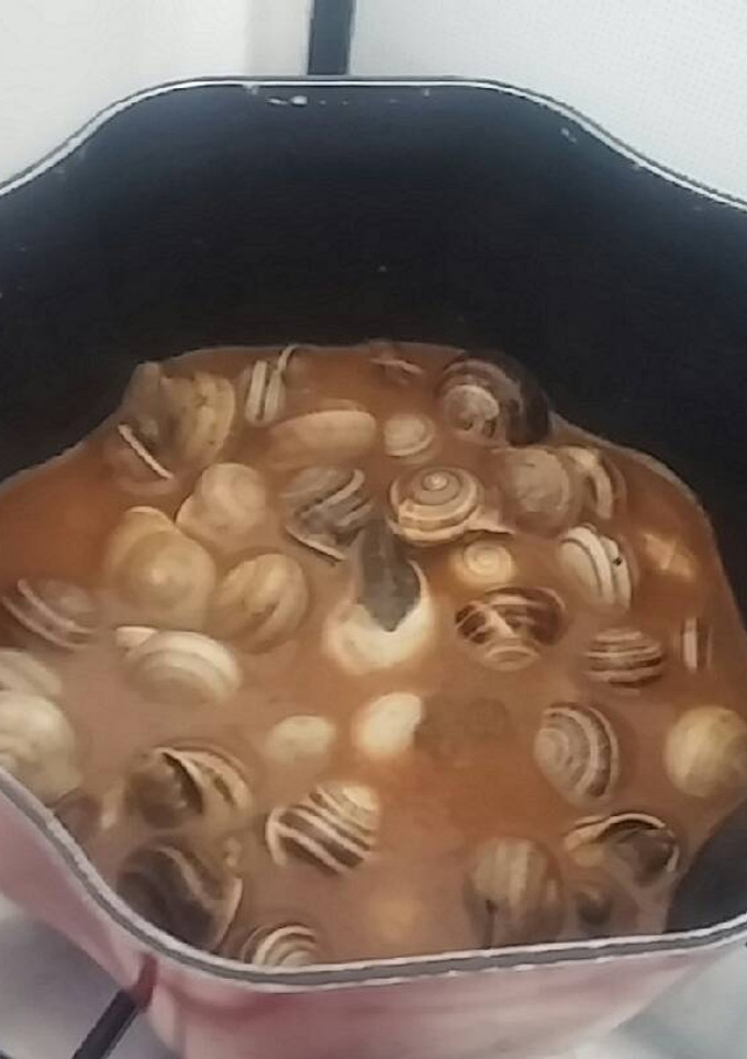 Una foto de Caracoles picantes