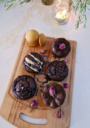 عکسی از دستور کیک شکلاتی بدون آرد