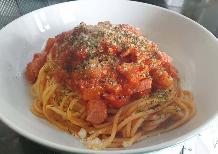 Tomato Pancetta pasta