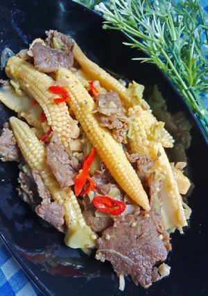 Foto resep Tumis jagung mix daging