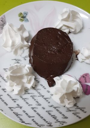 Foto principal de Una gelatina de chocolate light con nata